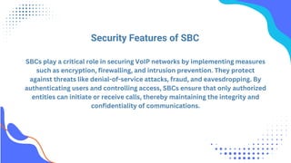 Introduction to Session Border Controller (SBC) | PDF
