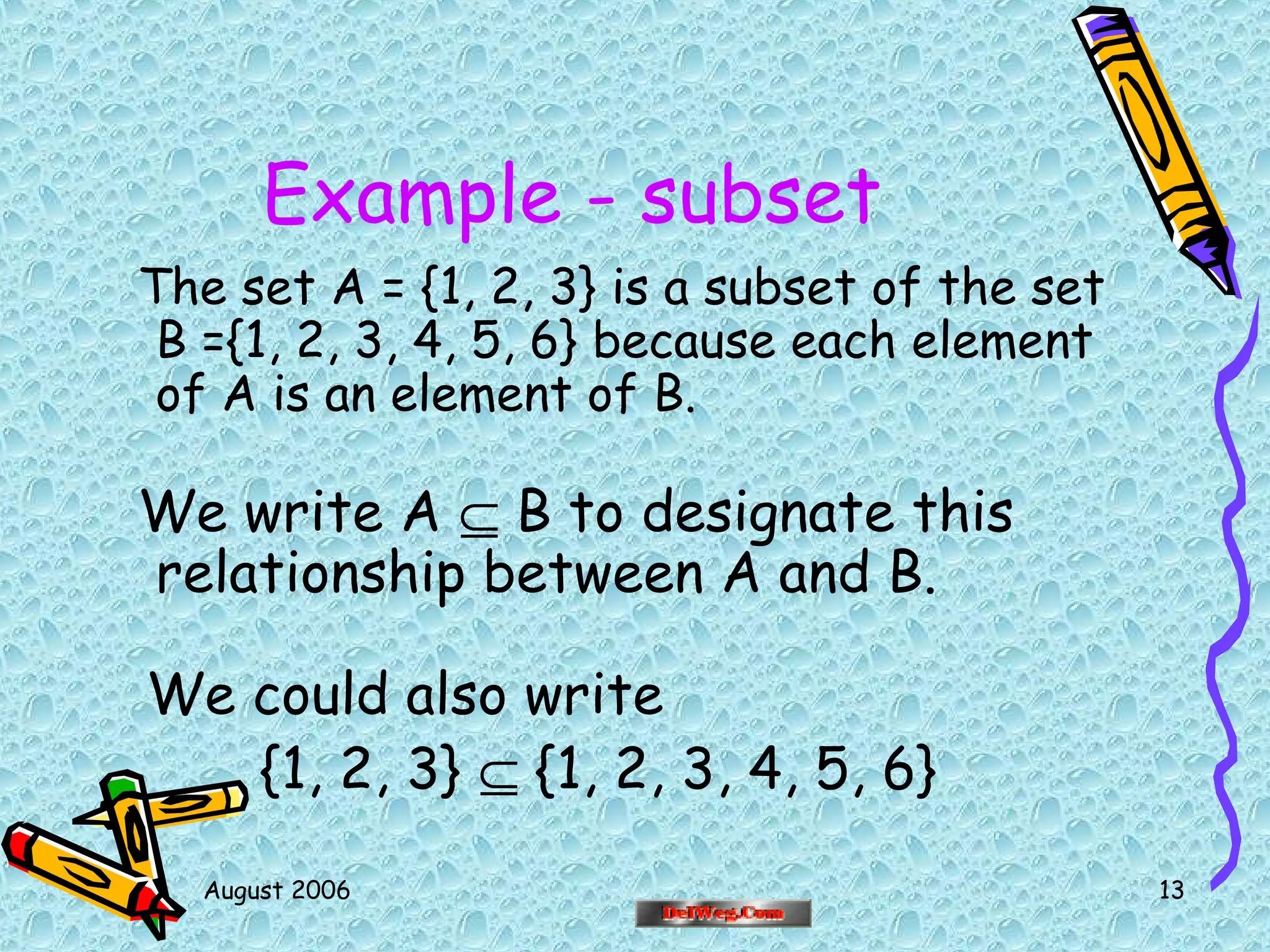 Introduction to sets | PPT | Physics | Science