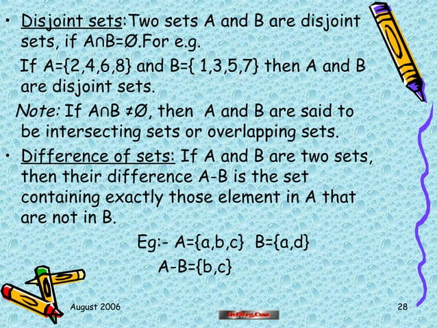 Introduction to sets | PPT | Physics | Science