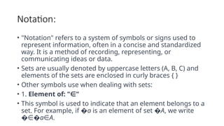 Strings Notation Discrete Math Examples Introduction to Sets in Discrete Mathematics.pptx