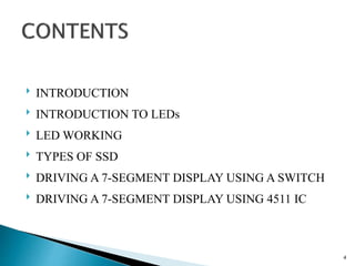 Introduction to seven segment display new | PPTX