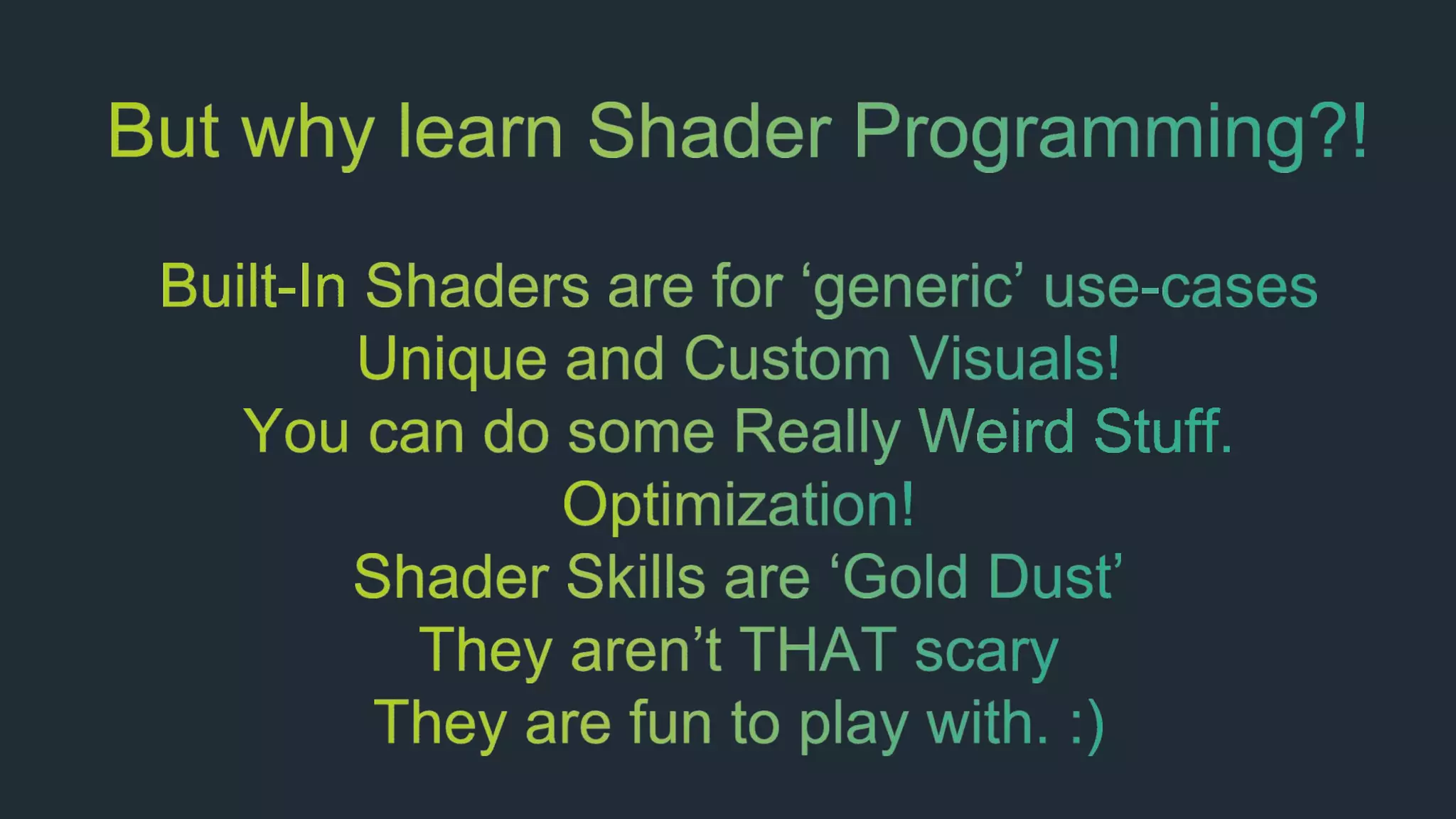 Introduction to shaders | PPT