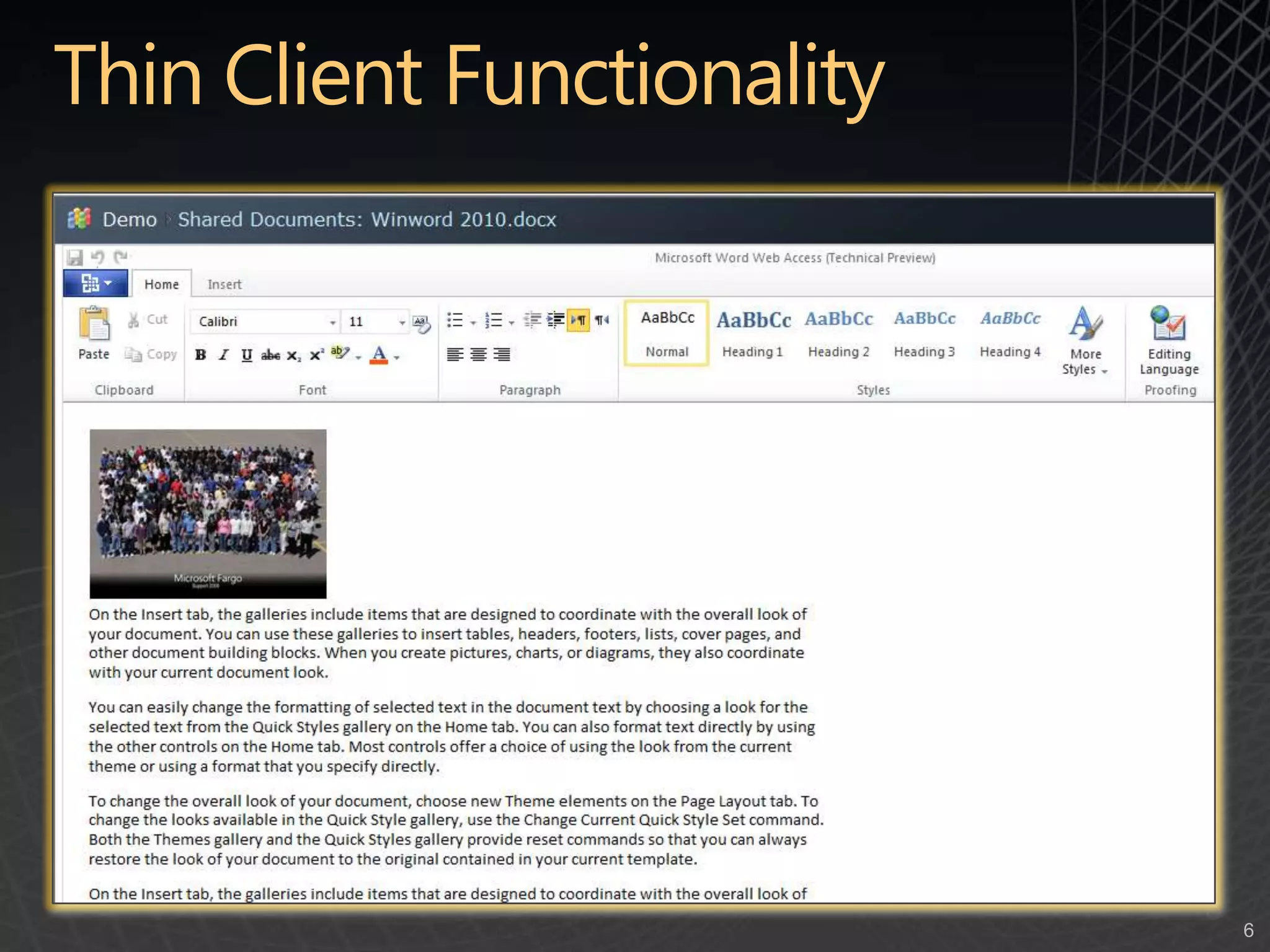 Thin Client Functionality6