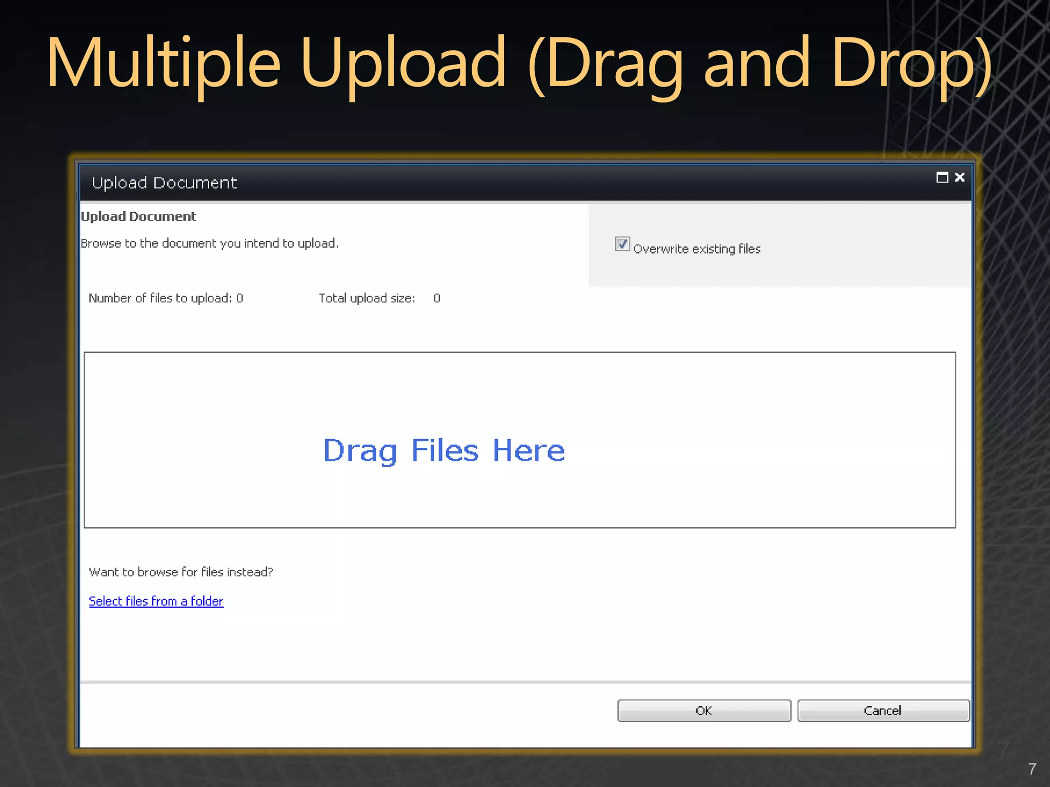 Multiple Upload (Drag and Drop)7