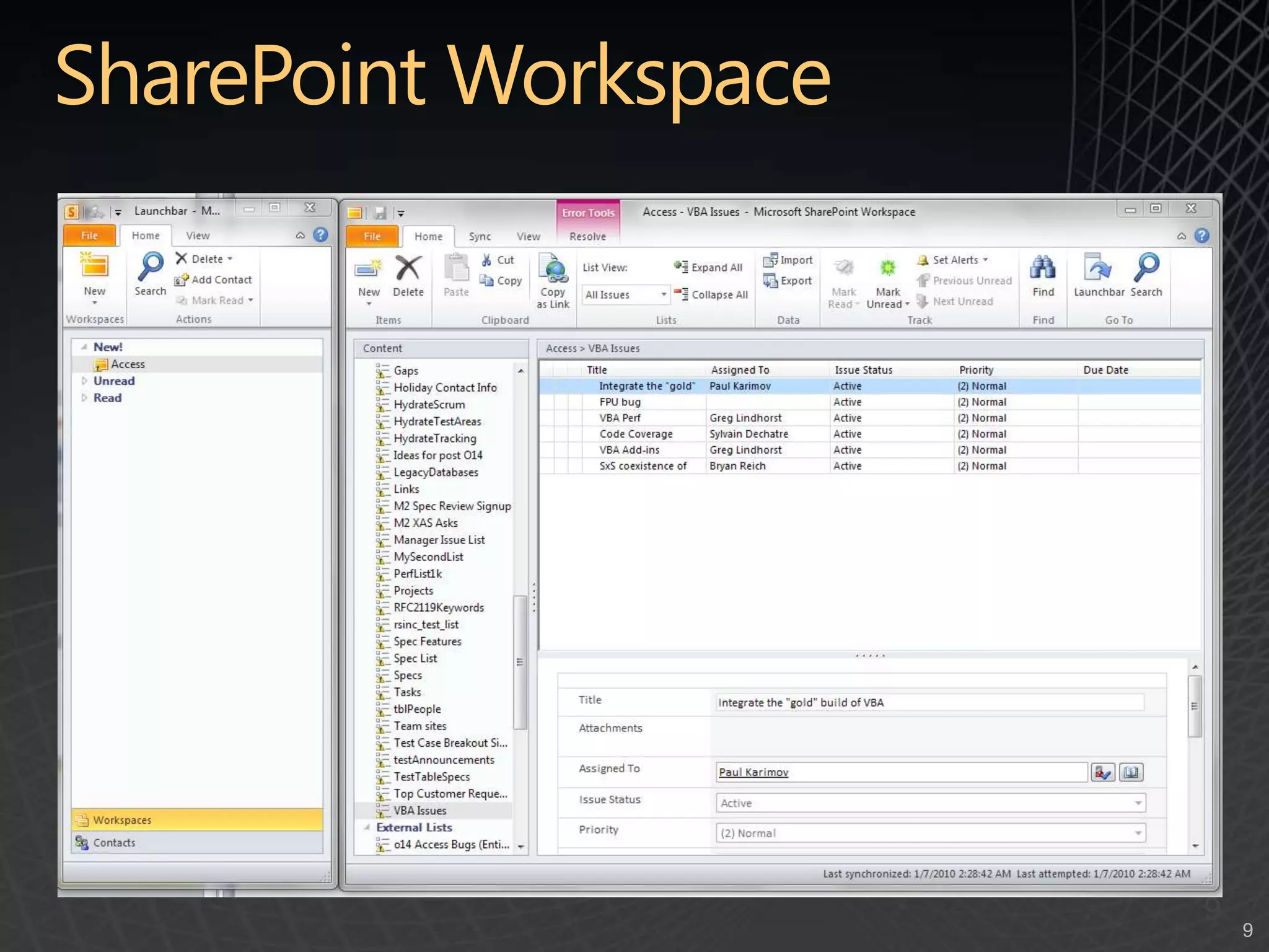 SharePoint Workspace9