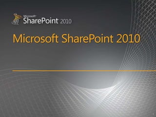 Microsoft SharePoint 2010	 