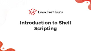 Introduction to Shell Scripting - RHCSA+.pdf