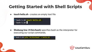 Introduction to Shell Scripting - RHCSA+.pdf