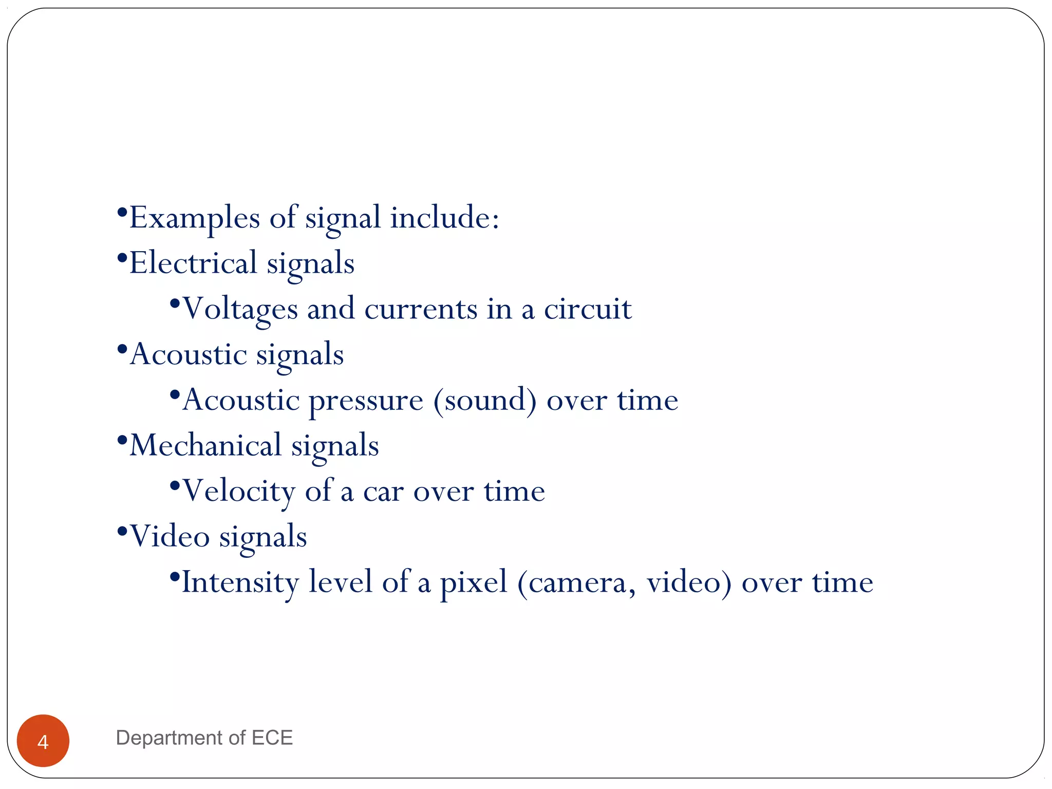 Introduction to signals and systems | PPT