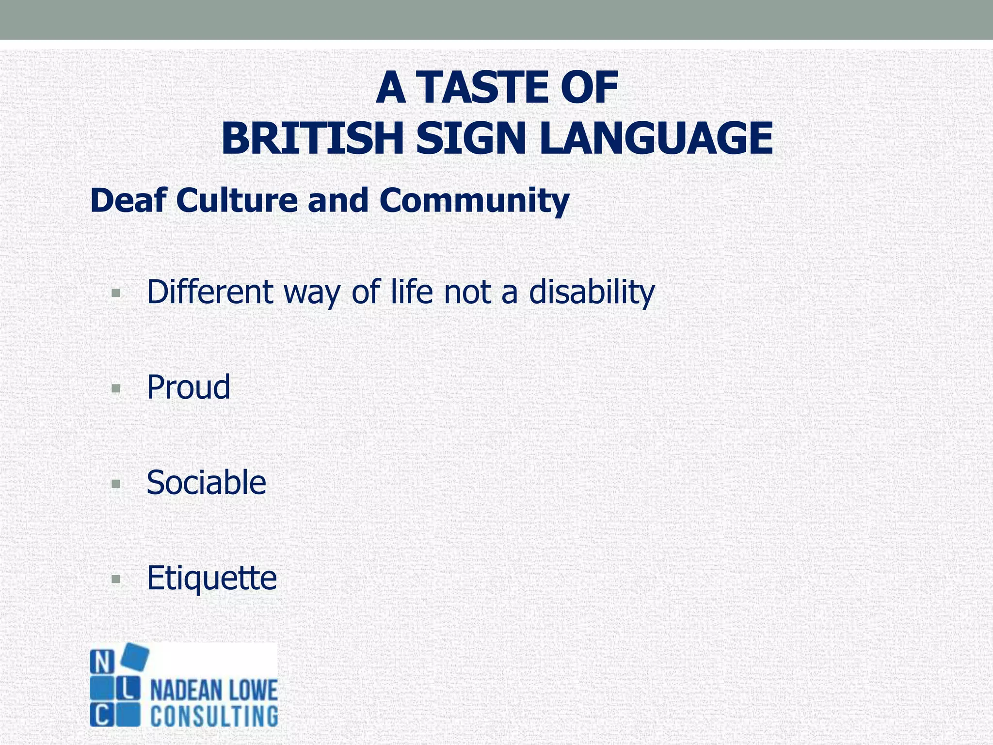 Introduction to sign language | PPTX