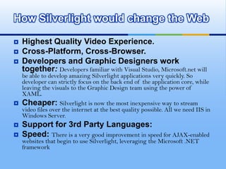 Introduction to silverlight | PPT