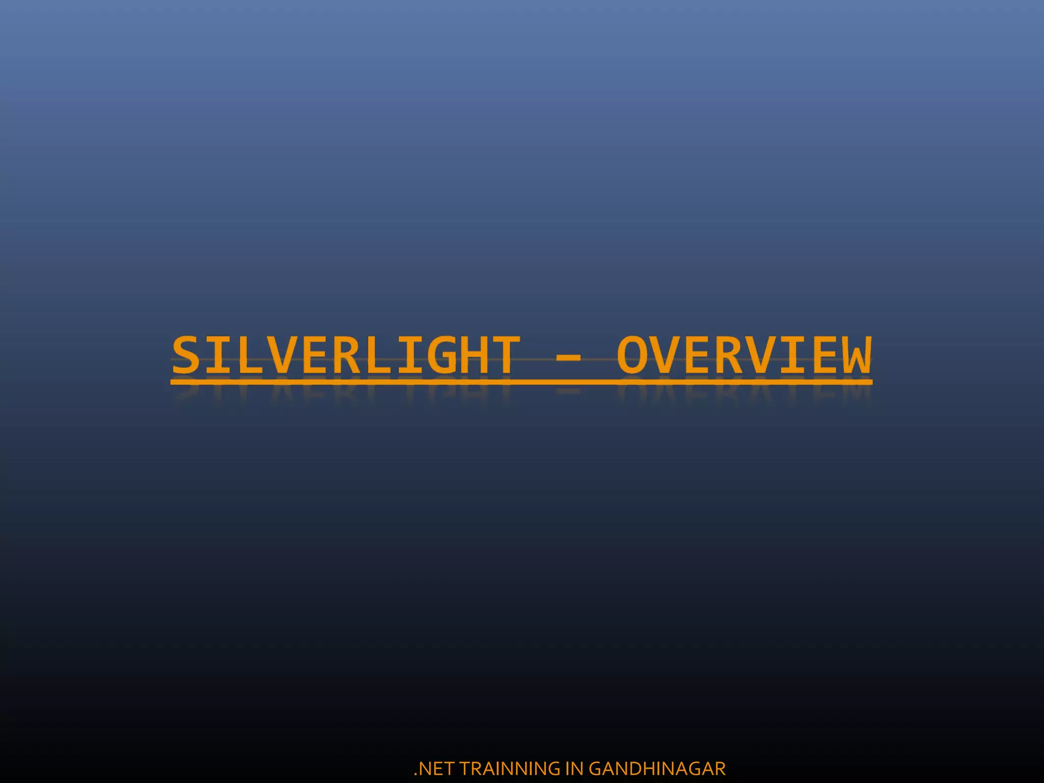 .NET TRAINNING IN GANDHINAGAR
 