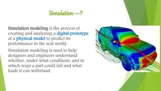 Introduction to simulation and modeling | PPTX