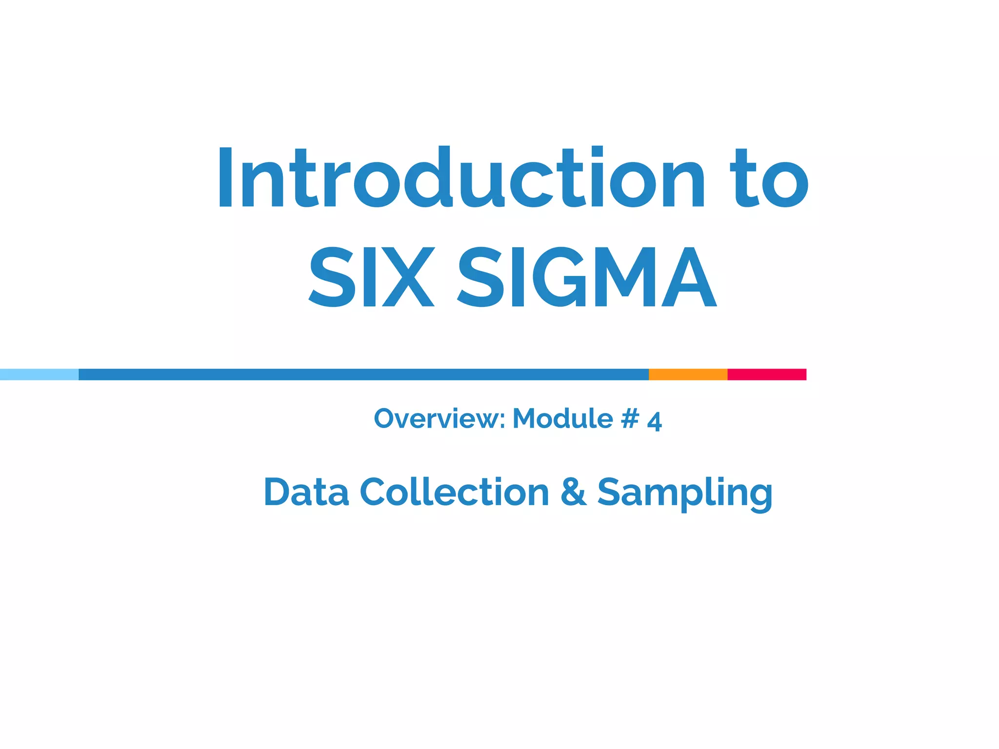 Introduction to Six Sigma | PPTX
