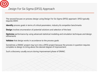 Idov Process Flow Introduction to Six Sigma.pptx | Mechanical and Industrial Engineering ...