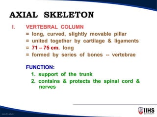 Introduction to Skeletal System anatomy | PPT