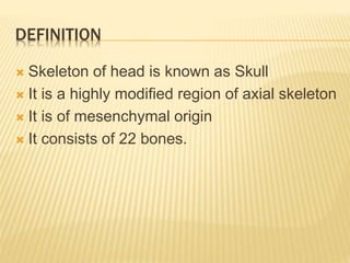 Introduction to skull[1] | PPTX