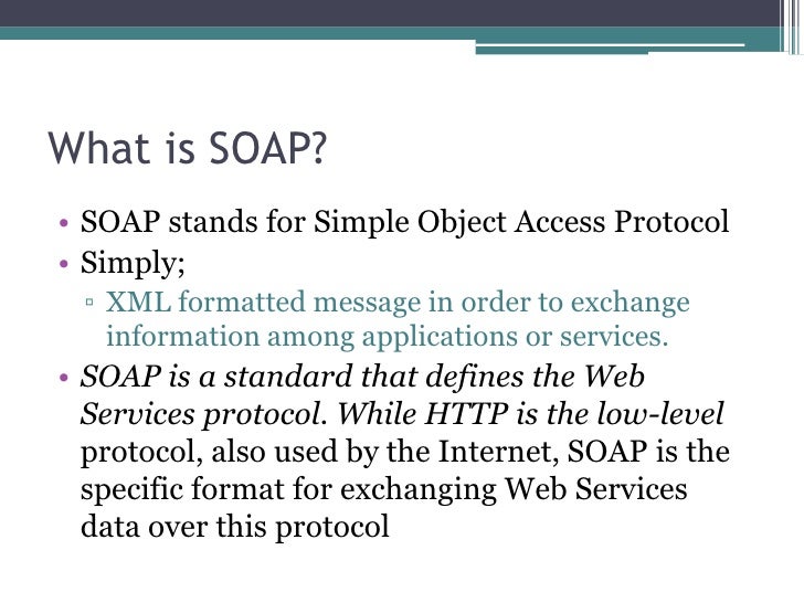 Introduction to SOAP