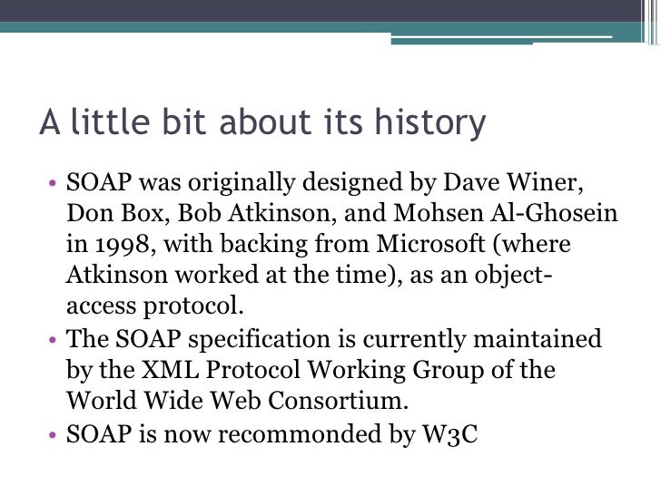 Introduction to SOAP