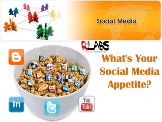What's Your Social Media Appetite? 