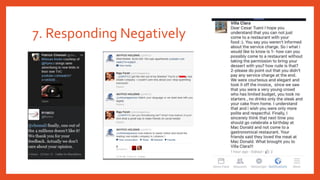 7. Responding Negatively
 