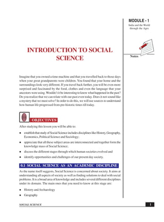 Introduction to social sciences | PDF