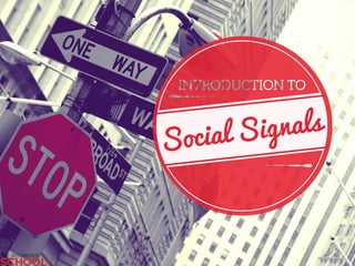 Introduction to Social Signals (Public)