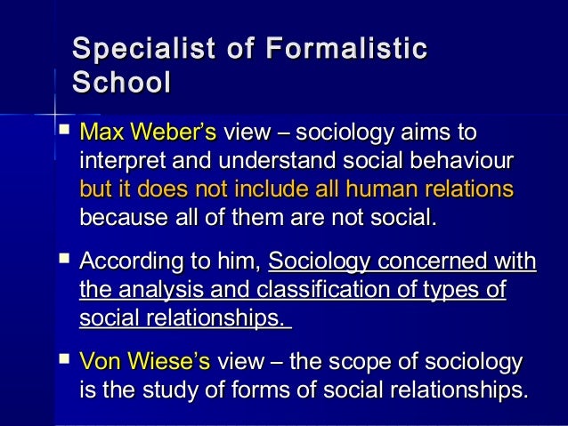meaning and scope of sociology
