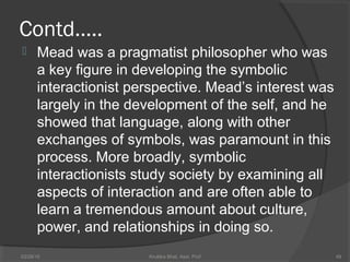 Language Mead Introduction to sociology | PPT