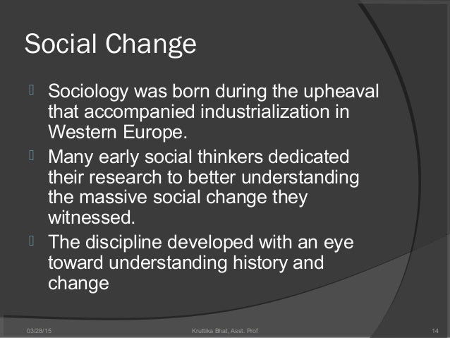 Dissertation social change