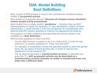 Introduction to soft systems methodology workshop | PDF