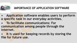 Introduction to Software - Types & Examples | PPTX