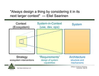 Introduction to Software Architecture | PDF