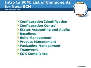Introduction To Software Configuration Management | PPT