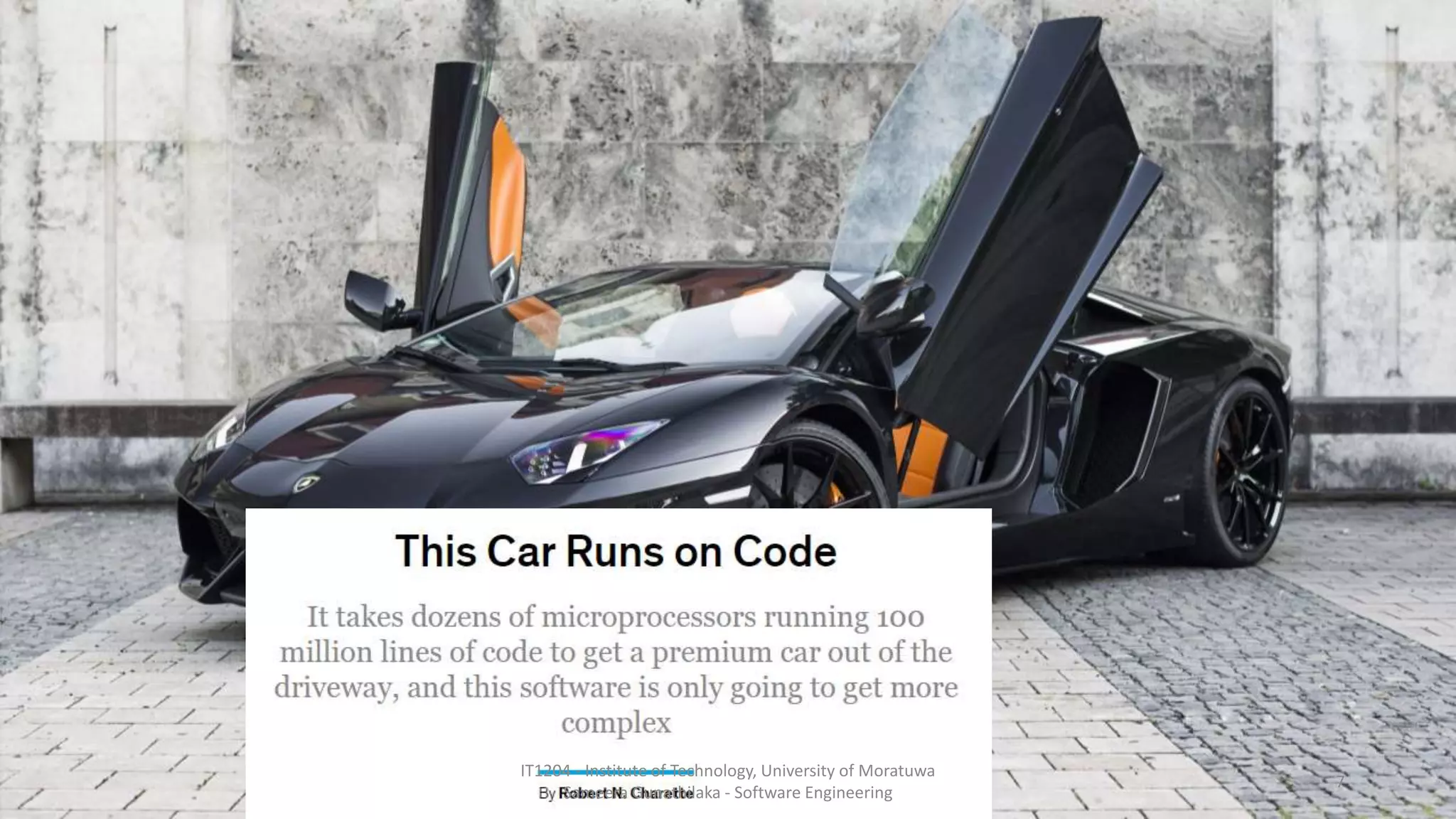 IT1204 - Institute of Technology, University of Moratuwa
Sameera Gunathilaka - Software Engineering
7
 