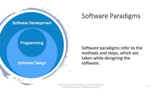 IT1204- Introduction to software engineering - L1 | PPTX
