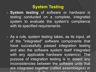 Introduction to software testing | PPSX