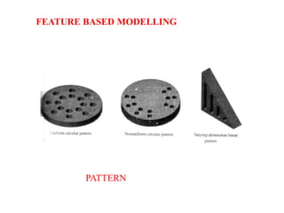 PATTERN
FEATURE BASED MODELLING
 