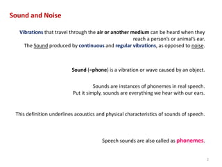 Sounds stress and intonation in the English language | PPTX