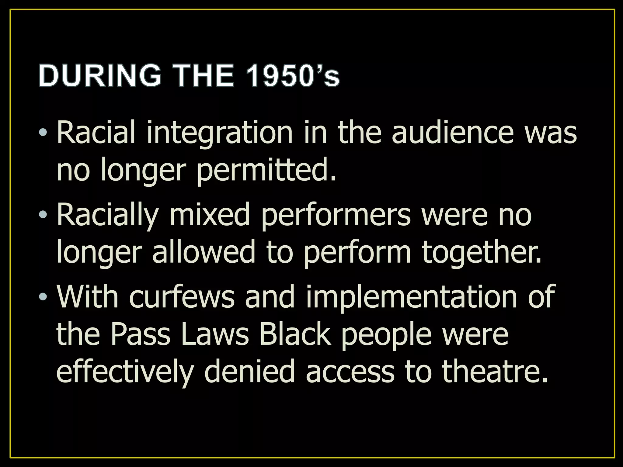 Introduction to south african theatre 101 grd 10 | PPTX