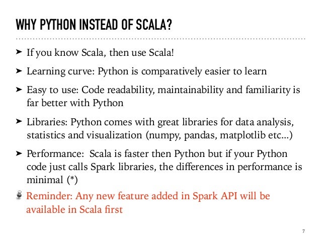 Introduction To Spark With Python Introduction To Spark With Python