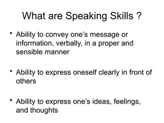 INTRODUCTION TO SPEAKING-FACE PREP.pptxINTRODUCTION TO SPEAKING-FACE ...