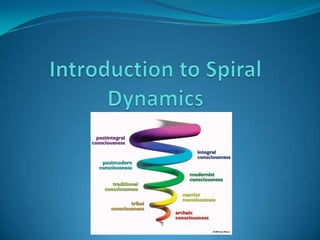 Introduction to Spiral Dynamics 