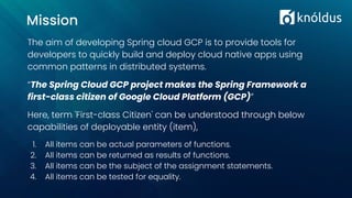 Introduction to Spring Cloud GCP | PDF