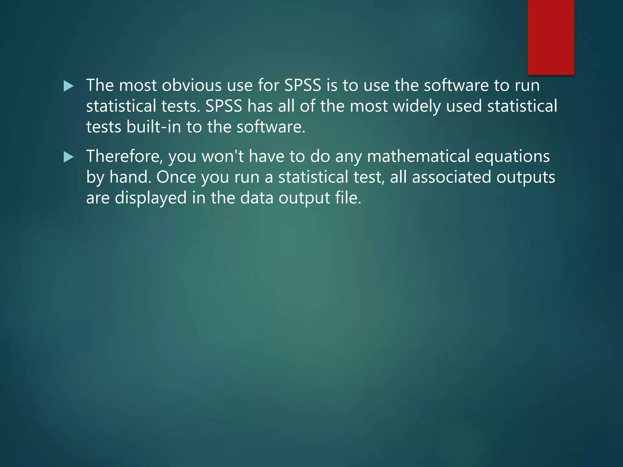 Introduction to spss | PPT