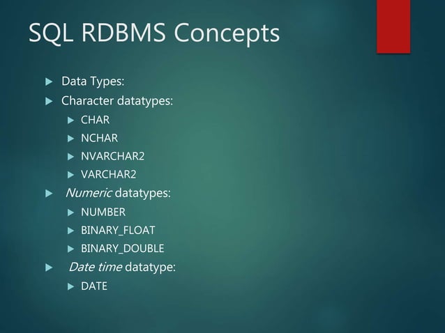 Introduction to SQL | PPTX