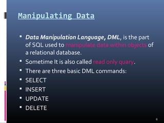 Introduction to SQL | PPT