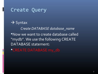 Introduction to SQL | PPT