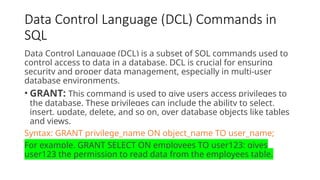 Introduction to database and sql fir beginers | PPT