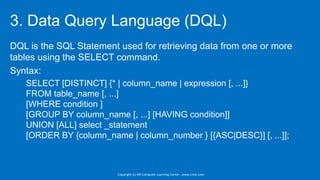 Introduction to SQL | PPTX